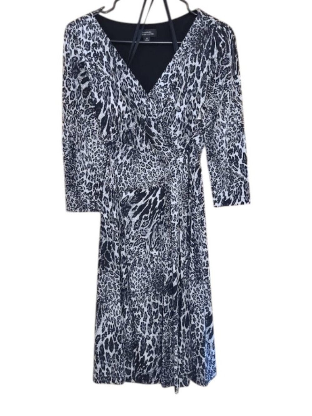 Tahari Animal Print Dress Sz 6 Length 39"